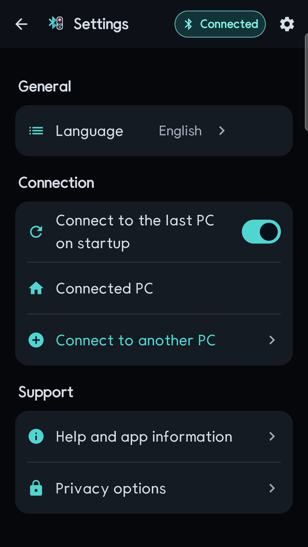 PPT Remote settings